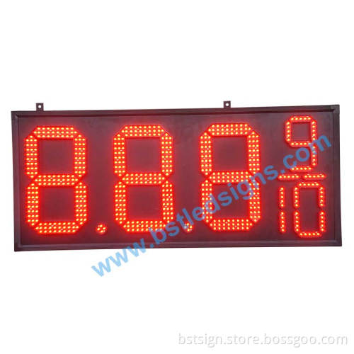 Red Outdoor LED Gas Price Board (Remote Controll/PC controll)